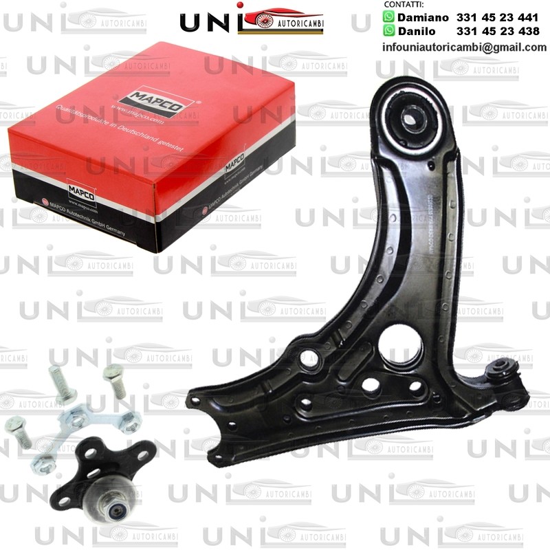 Braccio Oscillante Assale Anteriore Destro Rinforzato SEAT AROSA / VW POLO / Furgonato