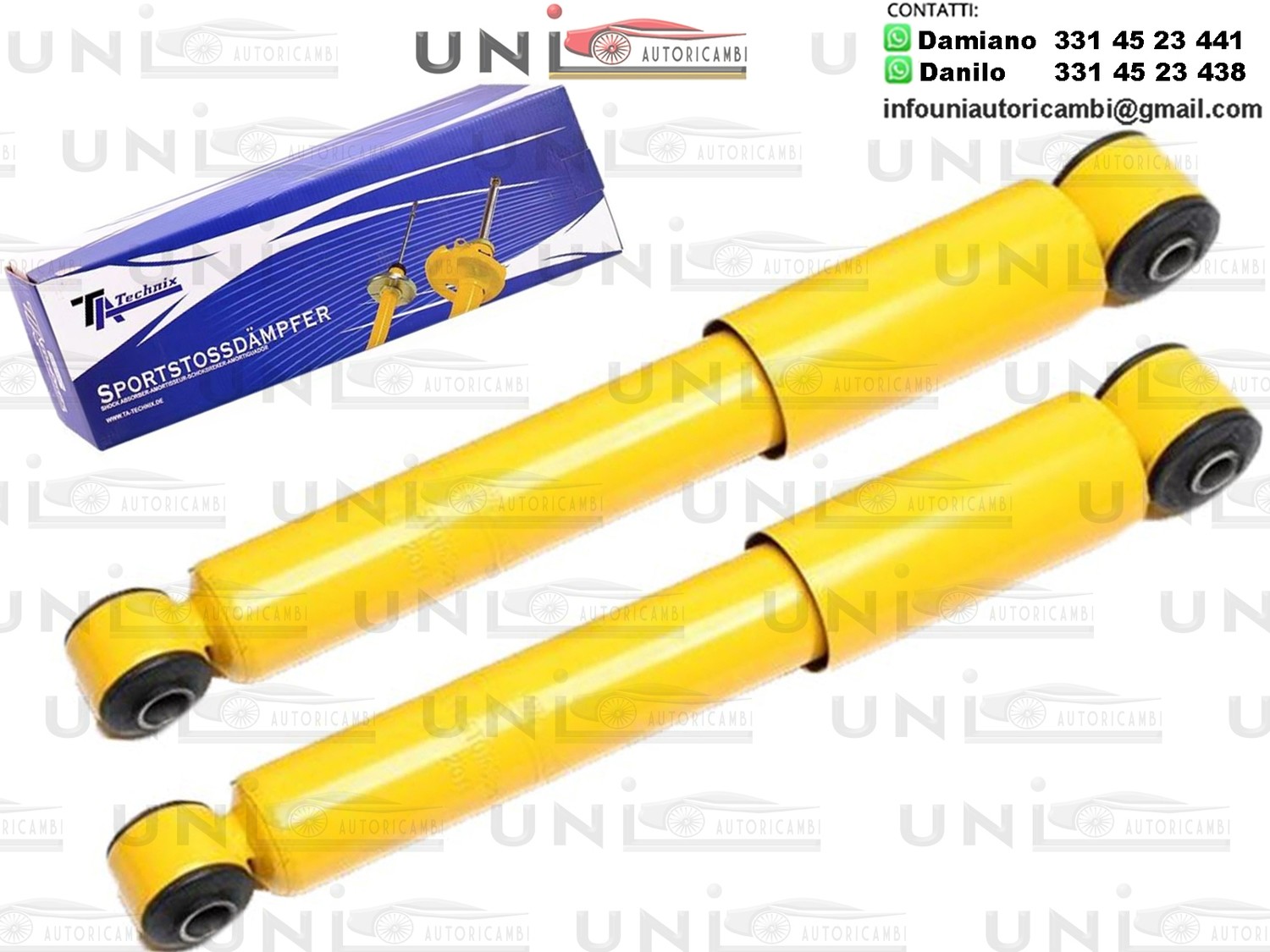 2 X Ammortizzatori Posteriori Sportivi a Gas Ta Technix Fiat Croma  / Opel Vectra C, Signum