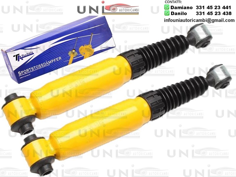 2 X Ammortizzatori Posteriori Sportivi a Gas di Produzione Tedesca Ta Technix PEUGEOT 206 / 206 CC / 206 SW tipo 2 dal 1998-2006