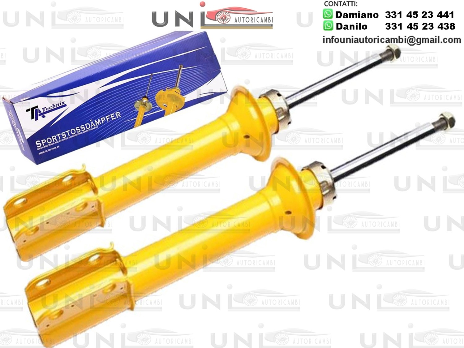 2 X Ammortizzatori Anteriori Sportivi a Gas Ta Technix Renault Megane I/Megane Scenic/Scenic I