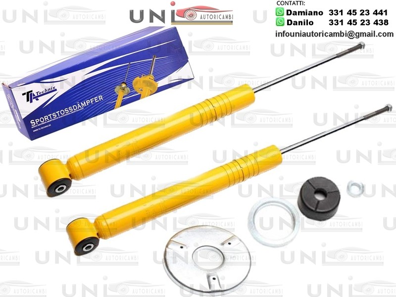 2 X Ammortizzatori Posteriori Sportivi a Gas Ta Technix Seat Toledo I/VW Corrado,Golf,Golf,Cabriolet,Jetta II,Passat Vento