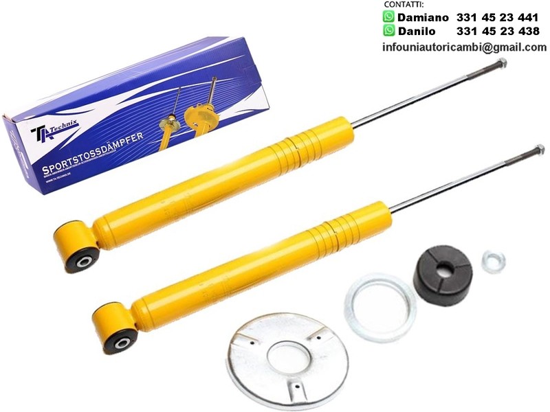 2 X Ammortizzatori Posteriori Sportivi a Gas Ta Technix Seat Toledo I/VW Corrado,Golf,Golf,Cabriolet,Jetta II,Passat Vento