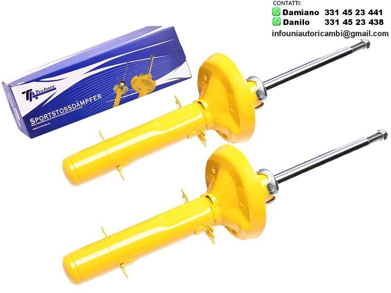 2 x Ammortizzatori Anteriori Sportivi AUDI A3 8L DAL 1996 - , SEAT LEON e TOLEDO 1M dal 1999 - ,  VW GOLF IV 4 dal 1998 - , VW BORA 4 dal 1998 - 1.9TDI