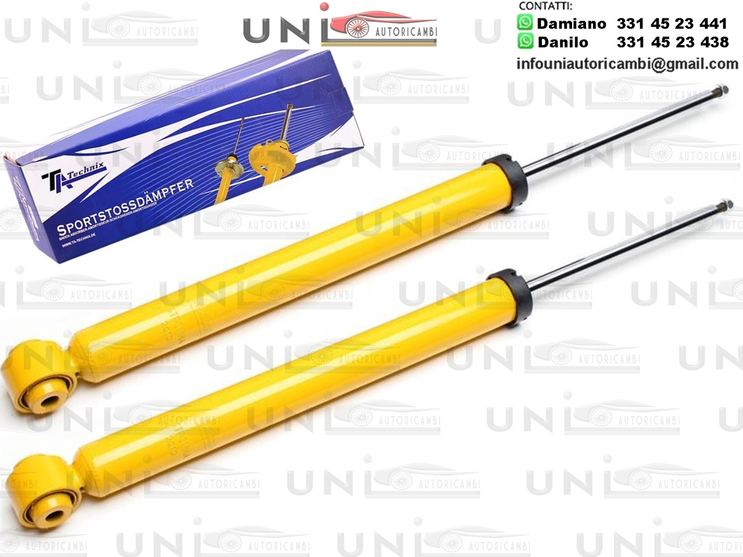 2 Ammortizzatore Posteriore Sportivo a Gas Ta Technix Ford Fiesta V,Fiesta V Van,Fusion/Mazda 2