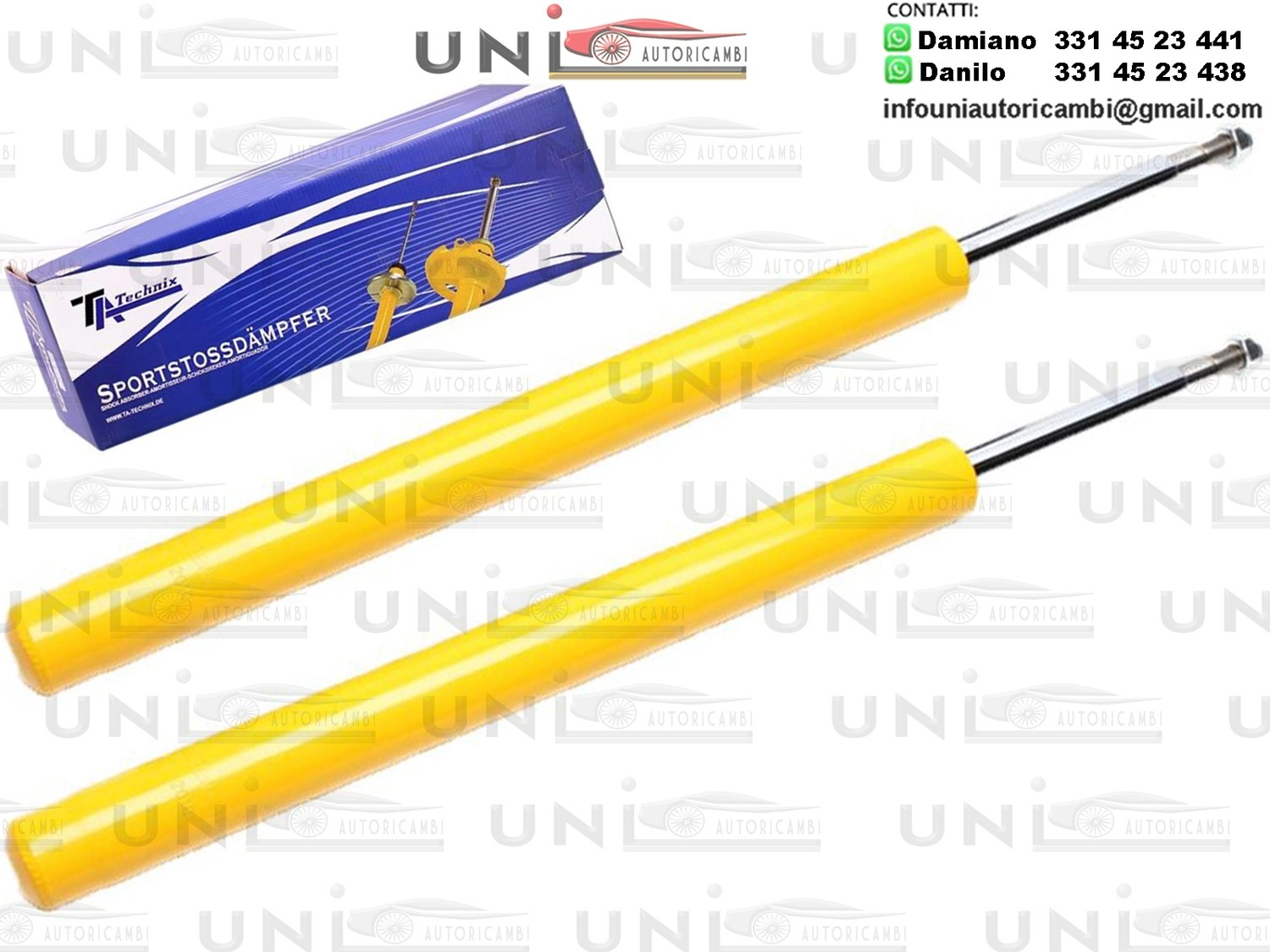 2 X Ammortizzatori Anteriori Sportivi a Gas Ta Technix Berlina BMW Serie 3 E30, Touring