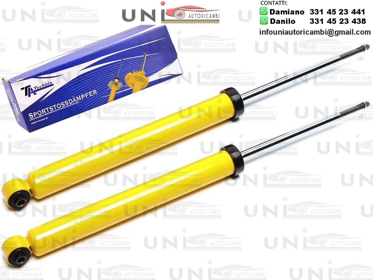 2 Ammortizzatore Posteriore Sportivo a Gas Ta Technix Daihatsu Charade/Toyota Yaris