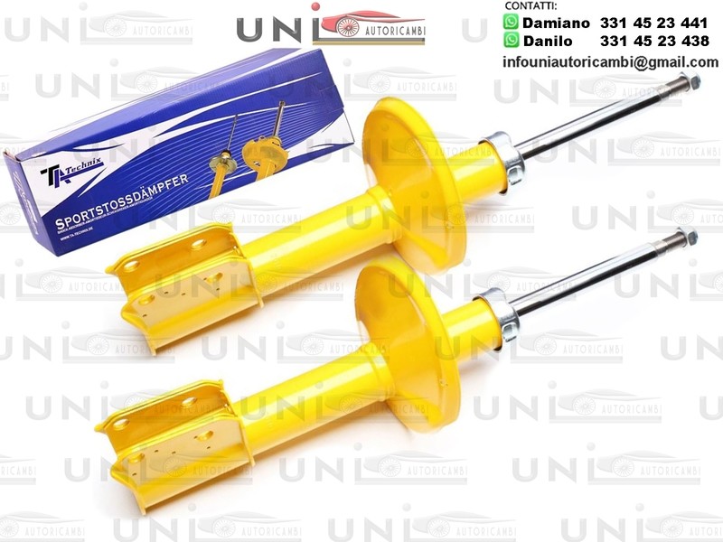 2 Ammortizzatore Anteriore Sportivo a Gas Ta Technix Renault Clio I, 52 mm di distanza tra i fori