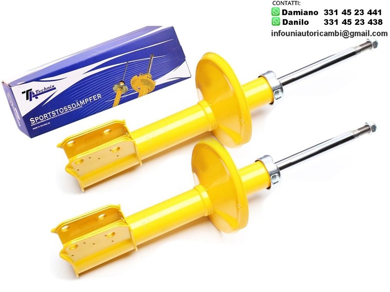 2 Ammortizzatore Anteriore Sportivo a Gas Ta Technix Renault Clio I, 52 mm di distanza tra i fori