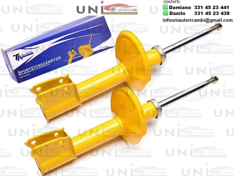 2 Ammortizzatore Anteriore Sportivo a Gas Ta Technix Renault Clio I, 54 mm di distanza tra i fori