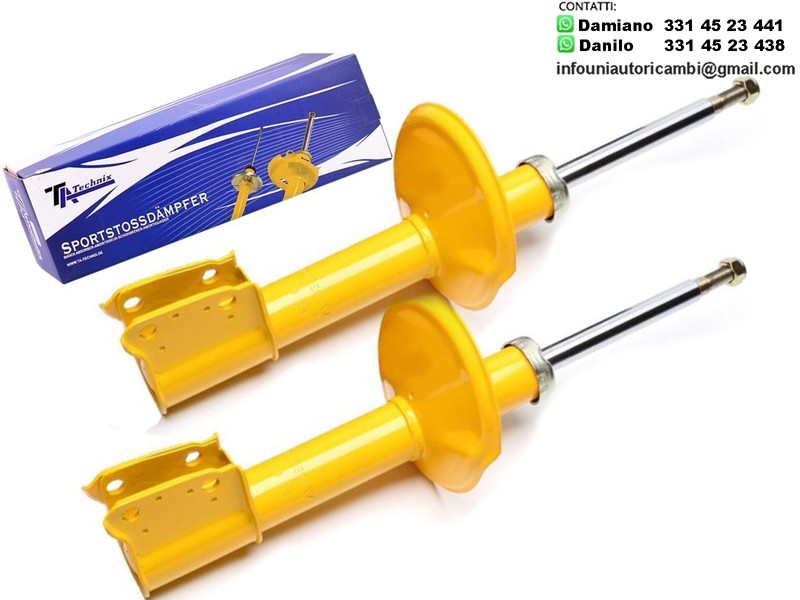2 Ammortizzatore Anteriore Sportivo a Gas Ta Technix Renault Clio I, 54 mm di distanza tra i fori