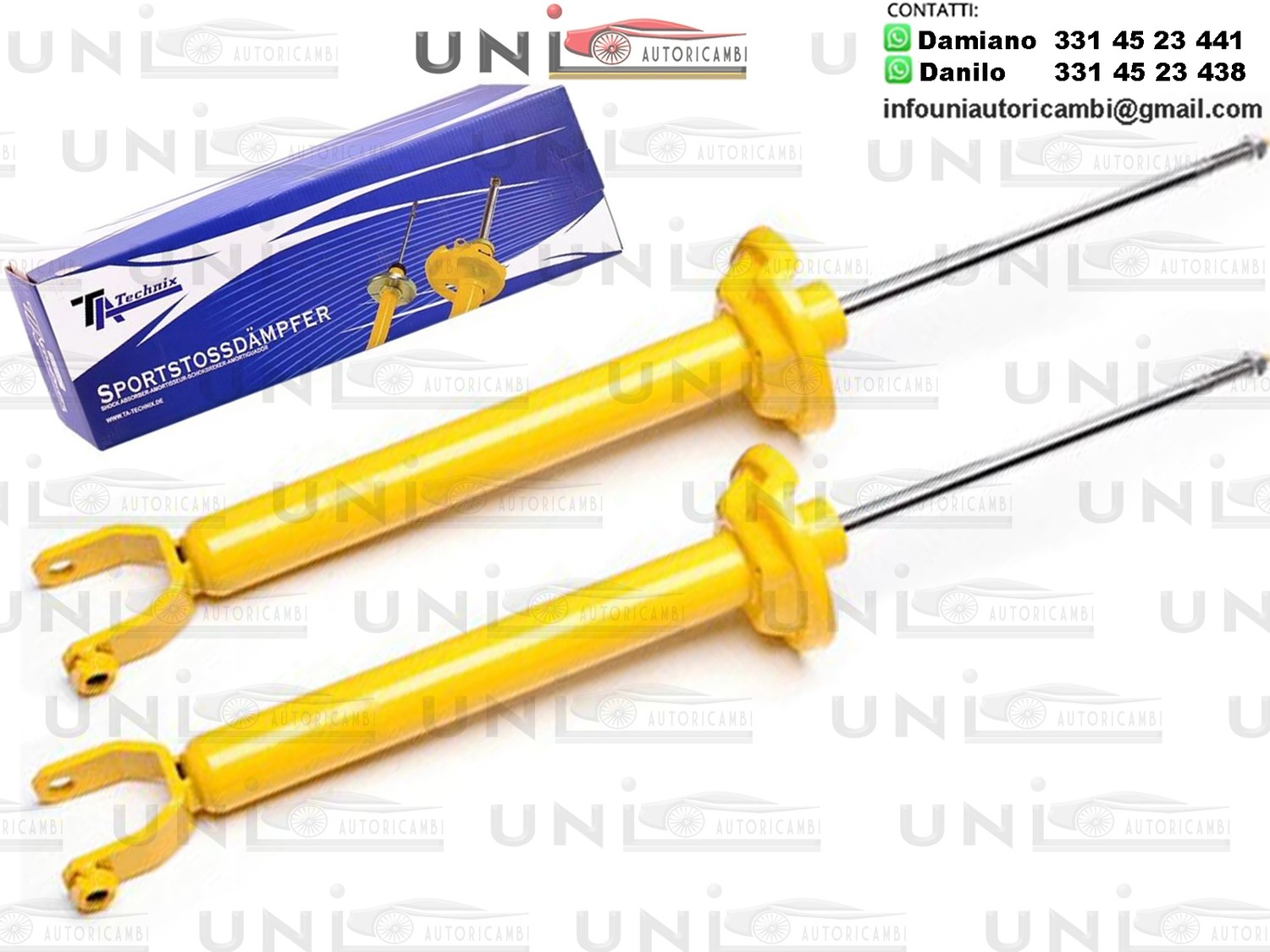 2 Ammortizzatore Posteriore Sportivo a Gas Ta Technix Ford Fiesta IV,Fiesta Box,Ka,Puma/Mazda 121