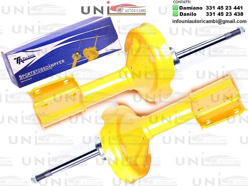 2 Ammortizzatore Anteriore Sportivo a Gas Ta Technix Distanza fori Renault Clio II, scatola Clio II, Thalia