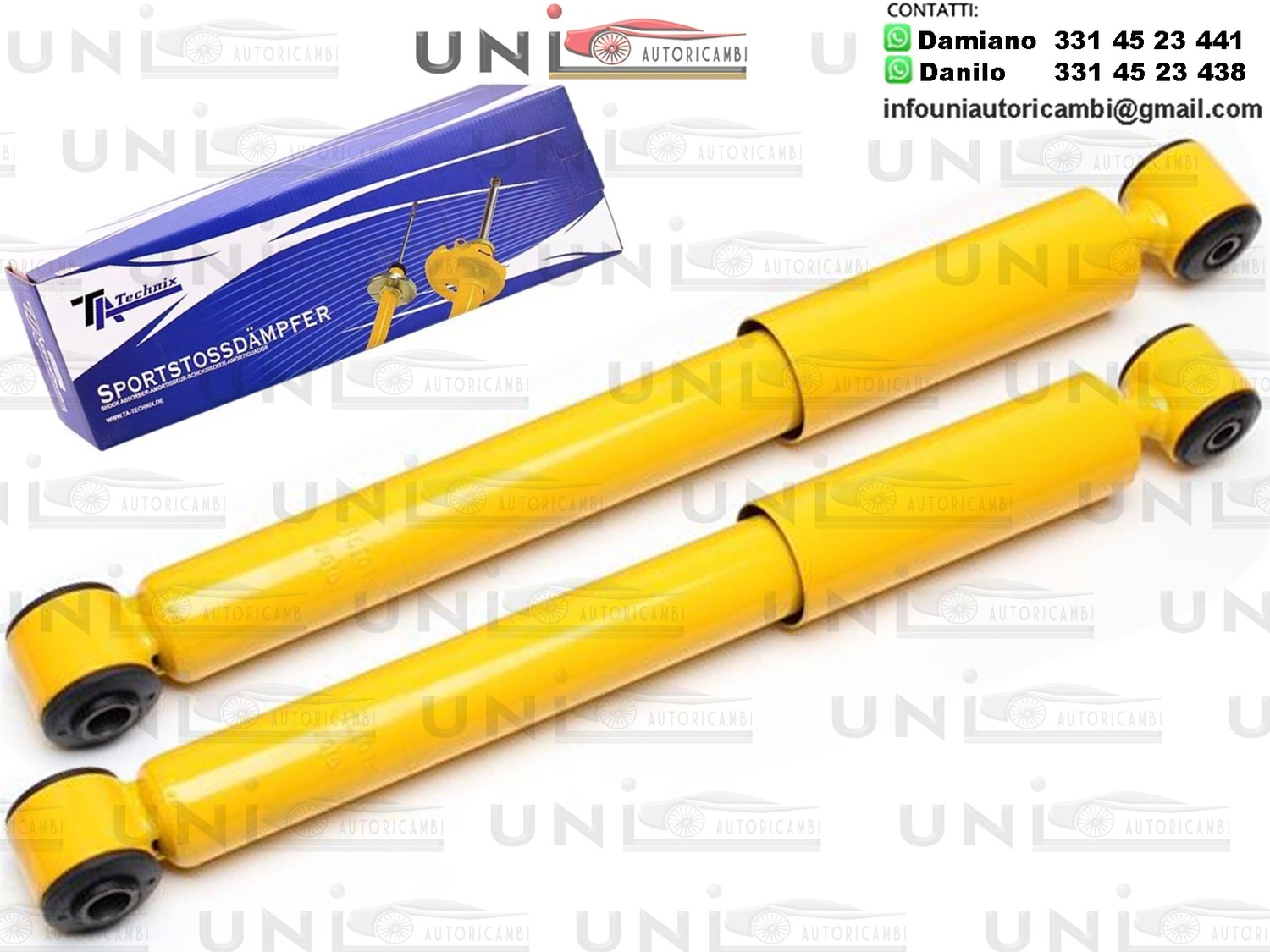 2 Ammortizzatore Posteriore Sportivo a Gas Ta Technix Citroën C2,C3 I,C3 Pluriel/Peugeot 1007