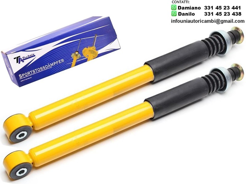2 Ammortizzatore Posteriore Sportivo a Gas Ta Technix Renault Clio II, scatola Clio II, Thalia I + II
