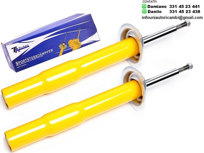 2 Ammortizzatori Anteriori sportivi 30% più rigidi per una maggiore tenuta di strada  Per:  BMW Serie 5 E60 berlina dal 2004 BMW Serie 5 E61 Touring dal 2004