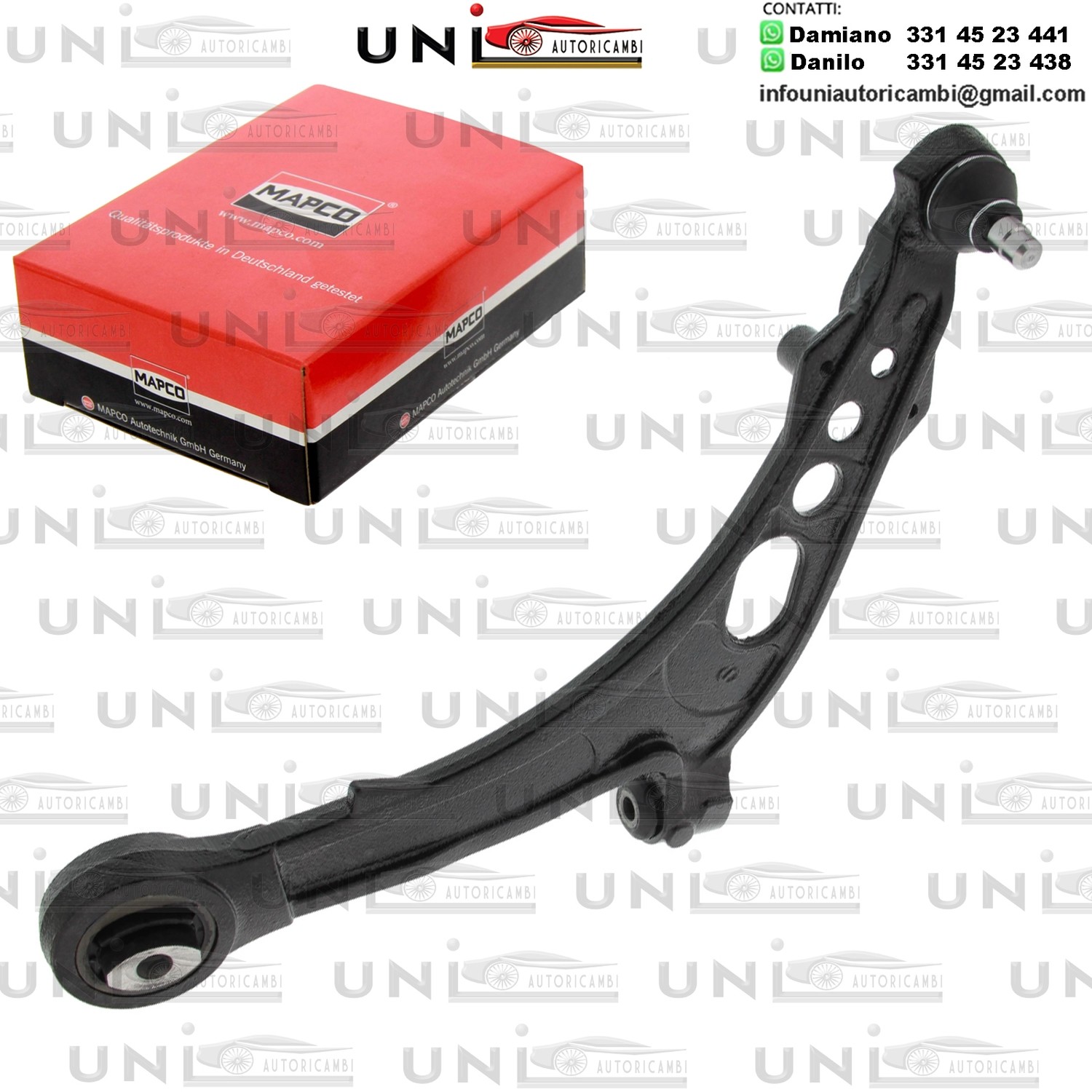 Braccio oscillante Assale anteriore Sinistro Rinforzato FIAT PUNTO / PUNTO Van