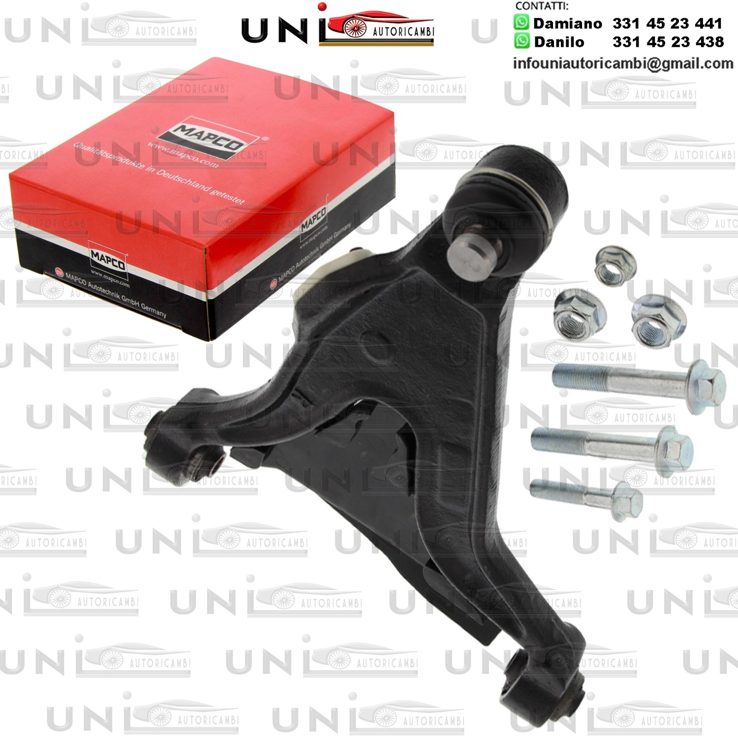 Braccio oscillante Assale anteriore Destro Rinforzato VOLVO 850 / 850 Station wagon / S70 / V70 I