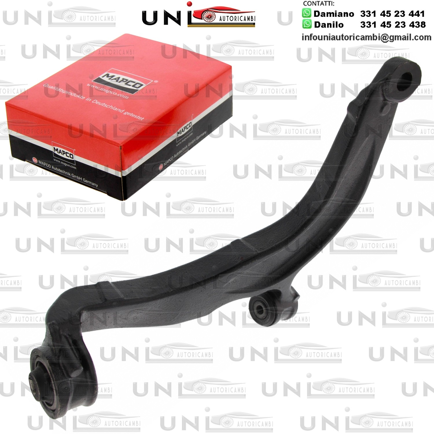 Braccio oscillante Assale anteriore Destro Rinforzato VW MULTIVAN T5 / TRANSPORTER T5