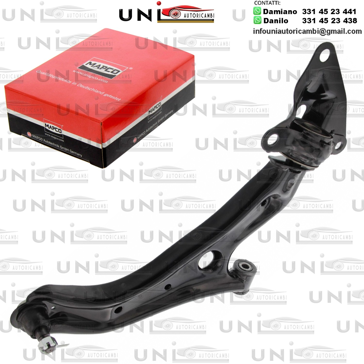 Braccio oscillante anteriore Destro Rinforzato HONDA INSIGHT / HONDA JAZZ III