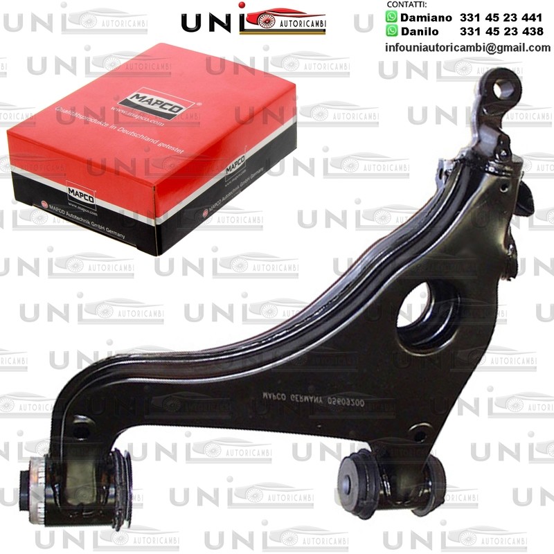 Braccio oscillante anteriore Destro Rinforzato  MERCEDES-BENZ CLASSE E / CLASSE E Station wagon