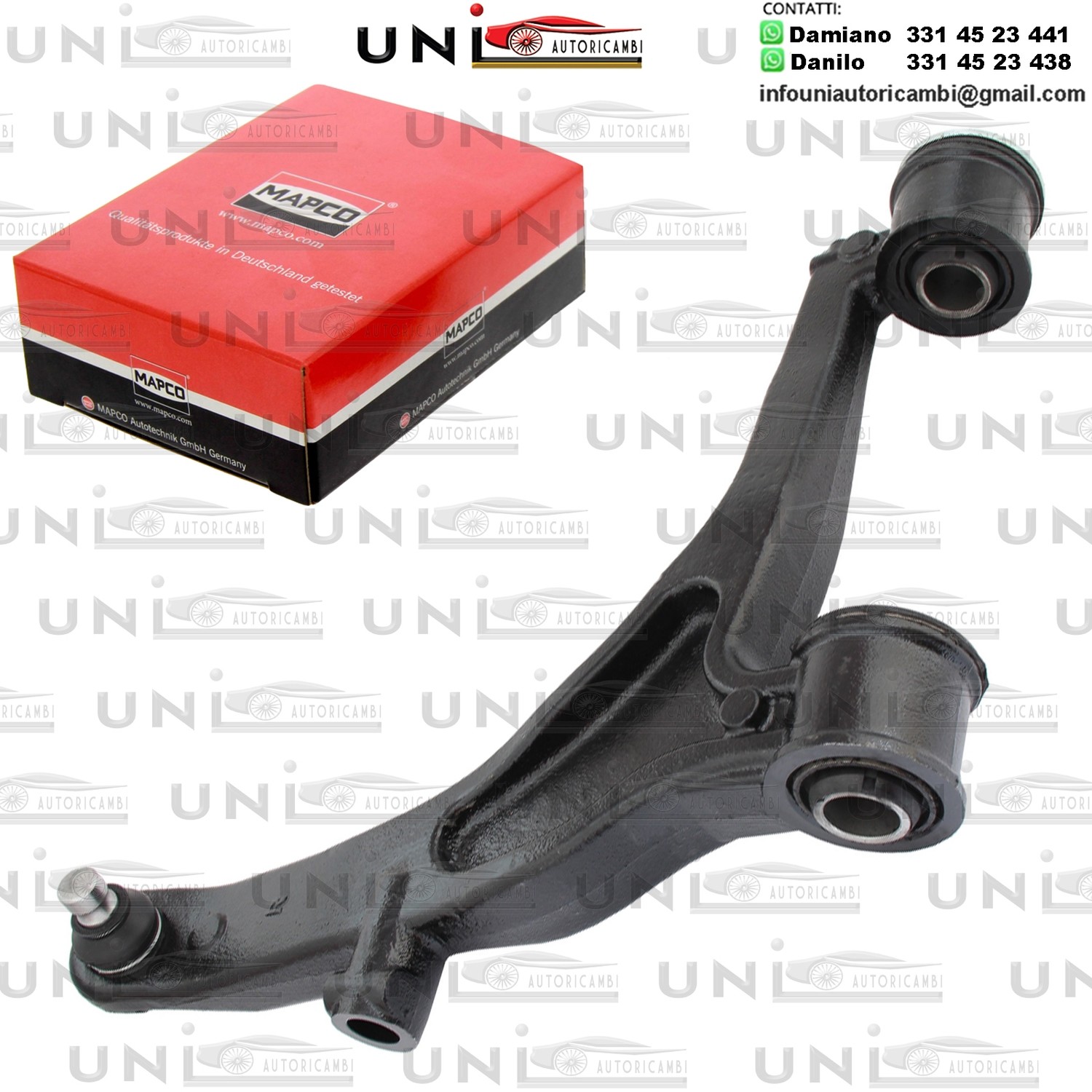 Braccio oscillante Assale anteriore Destro Rinforzato NISSAN INTERSTAR / OPEL MOVANO / RENAULT MASTER II