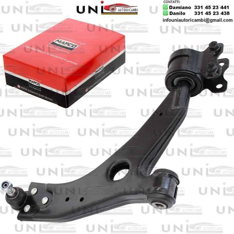 Braccio oscillante anteriore Destro Rinforzato FORD C-MAX / FOCUS C-MAX / FOCUS II / VOLVO C30 / C70 II / S40 II / V50