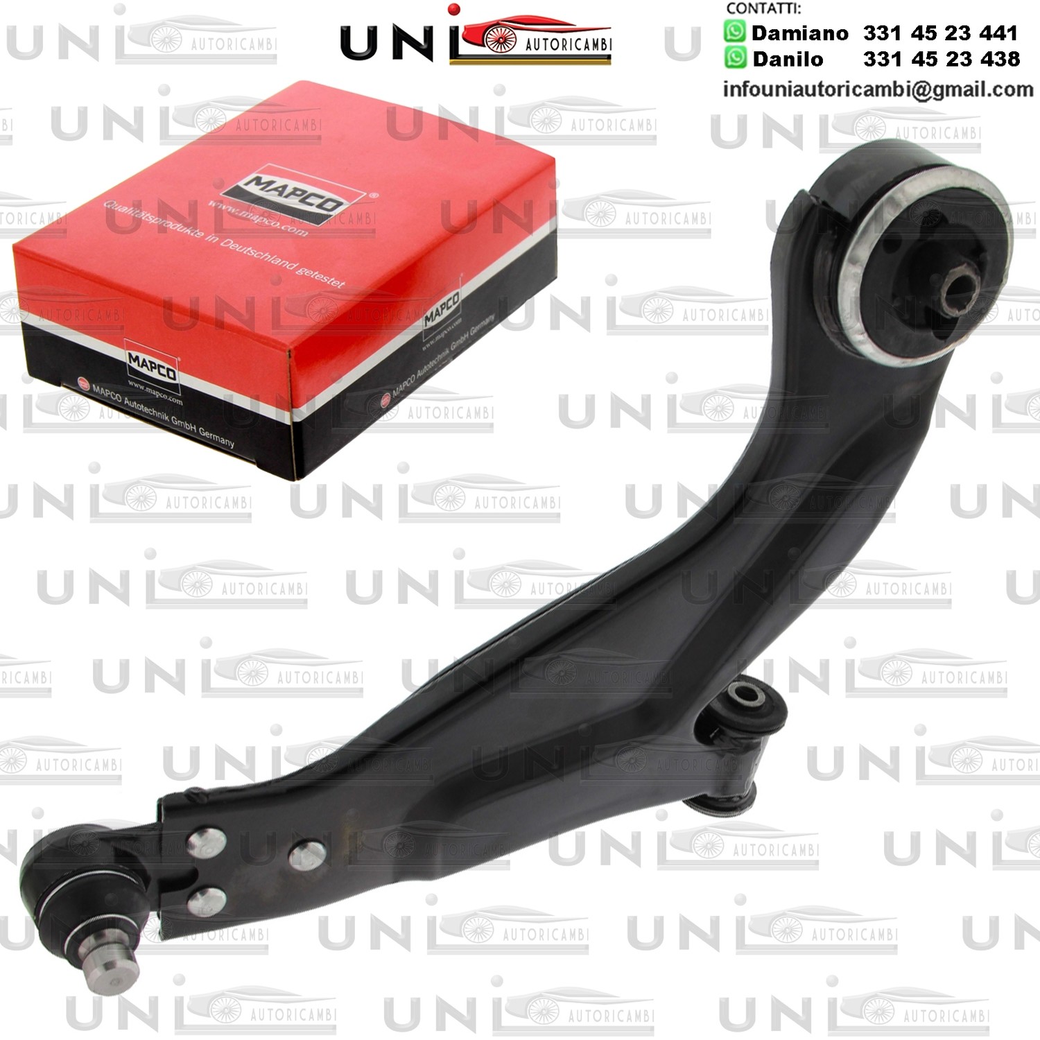 Braccio oscillante anteriore Destro Rinforzato FORD MONDEO III / JAGUAR X-TYPE