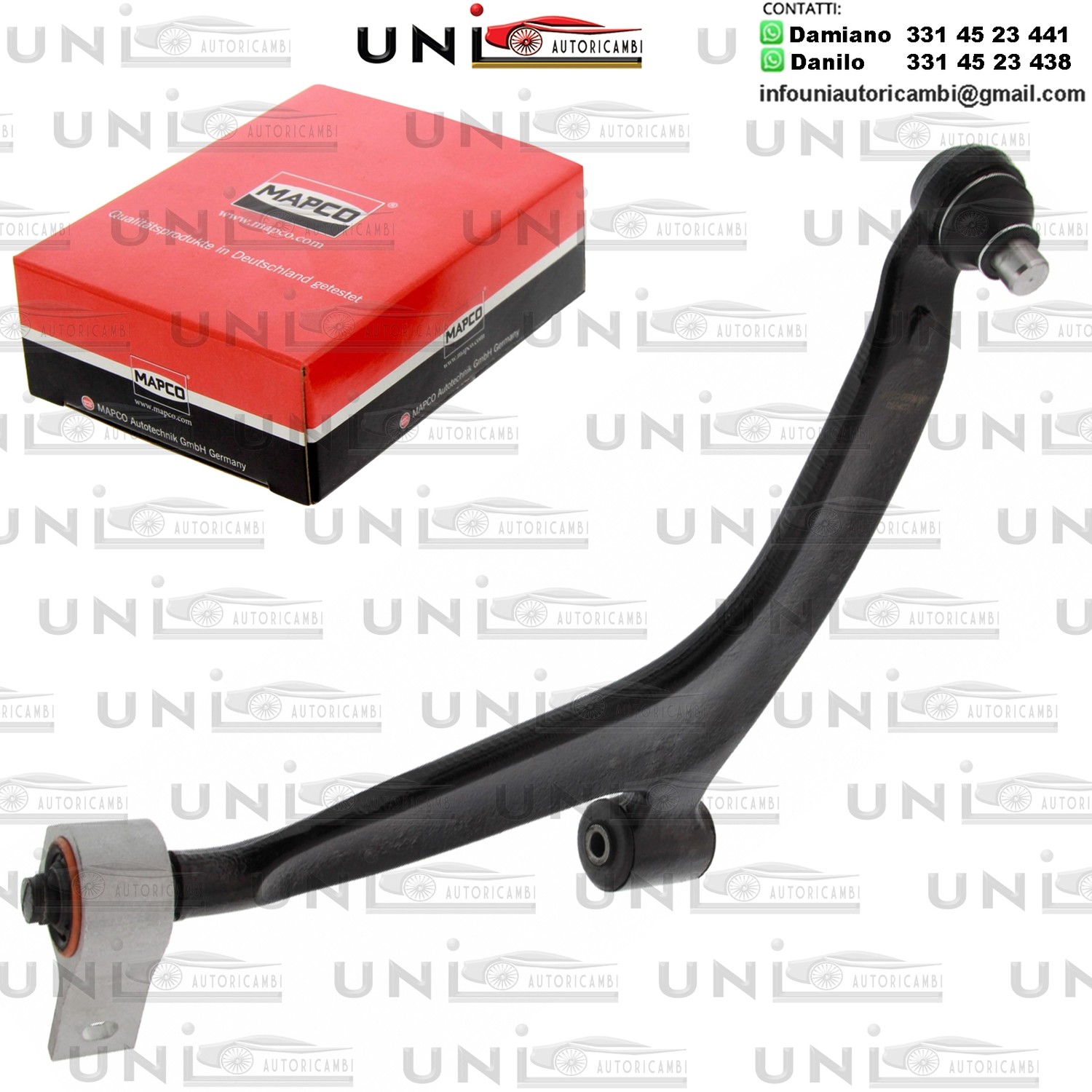 Braccio oscillante Assale anteriore Sinistro Rinforzato CITROEN BERLINGO / XSARA PICASSO / PARTNER