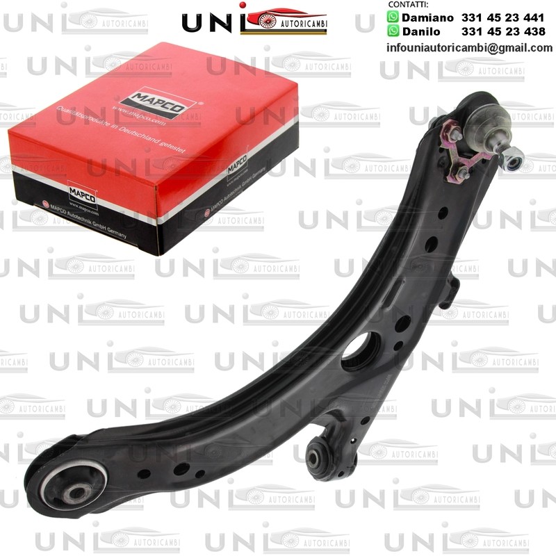 Braccio Oscillante Anteriore Sinistro Rinforzato AUDI A3 / SEAT LEON / TOLEDO II / SKODA OCTAVIA I / VW BORA / GOLF IV / NEW BEETLE