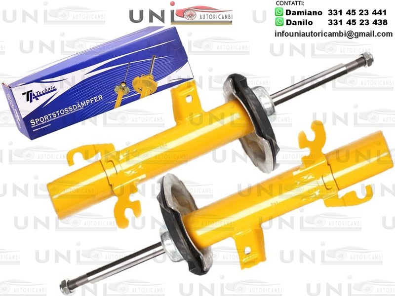 2 Ammortizzatori Anteriori Sportivi Mini Cooper R50 R53 dal 2001- Mini Cooper R52 Cabrio dal 2004-