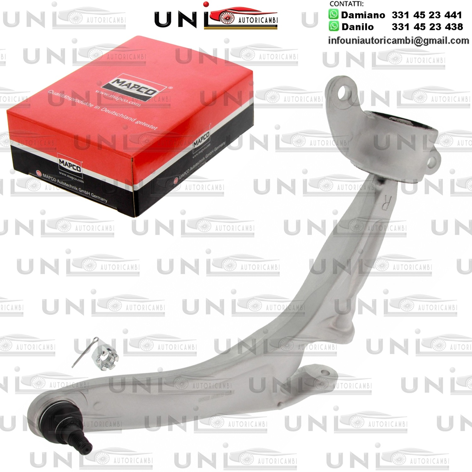 Braccio Oscillante Anteriore Destro Rinforzato HONDA CIVIC VIII