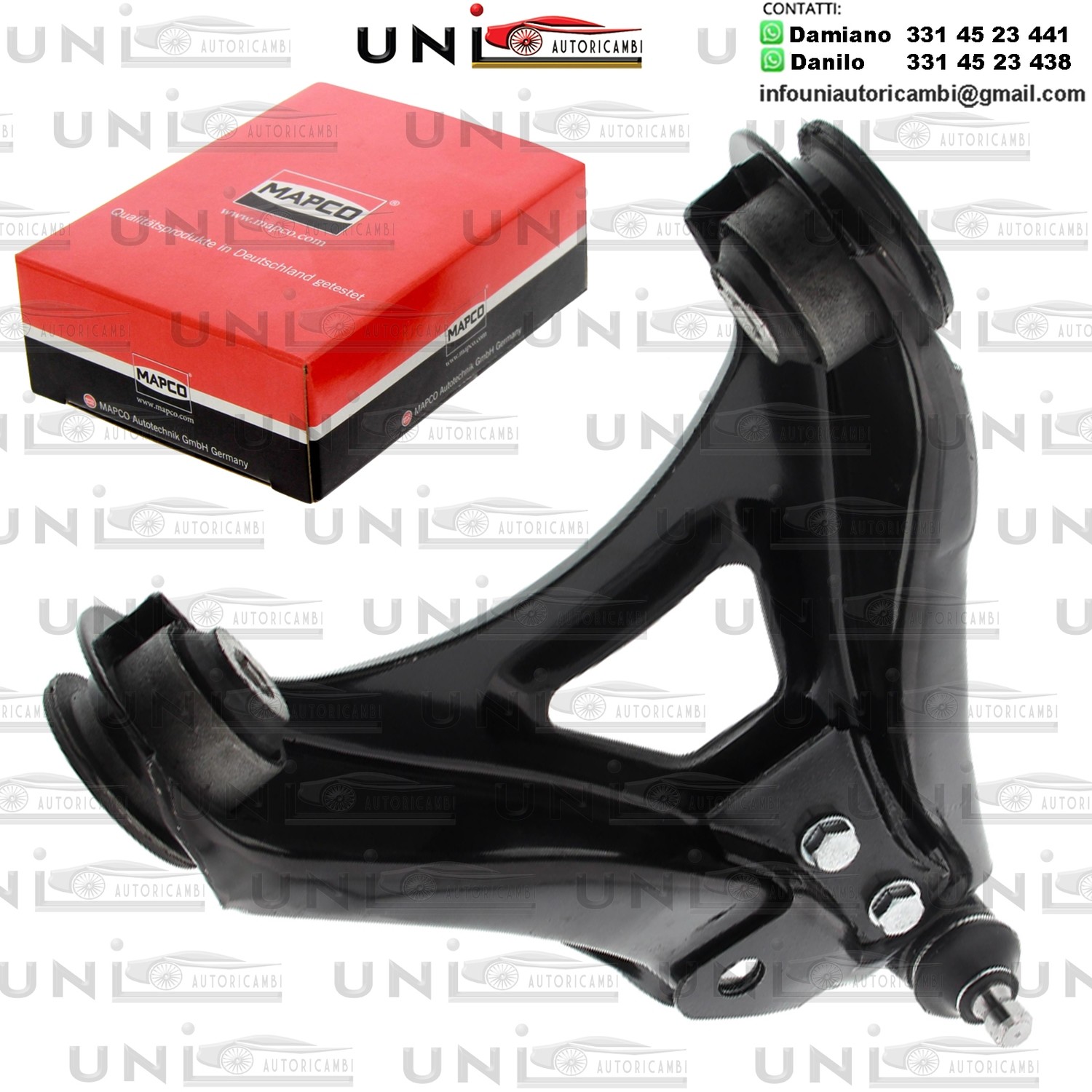 Braccio Oscillante Assale Anteriore Destro Rinforzato Nissan Kubistar​ / Renault Clio II / Kangoo / Thalia I