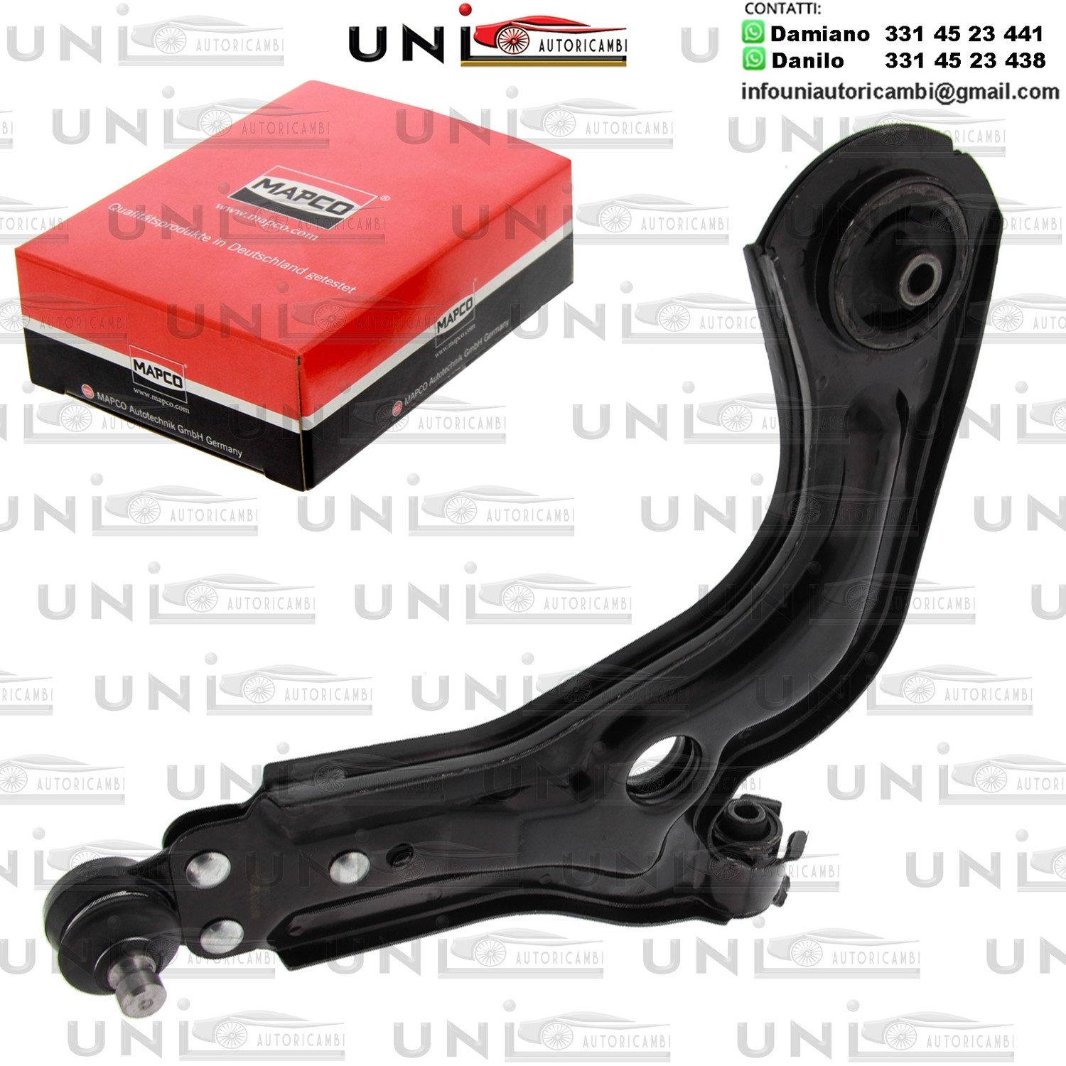 Braccio Oscillante Assale Anteriore Destro Rinforzato FORD COURIER / FIESTA / IV / PUMA / MAZDA 121 III