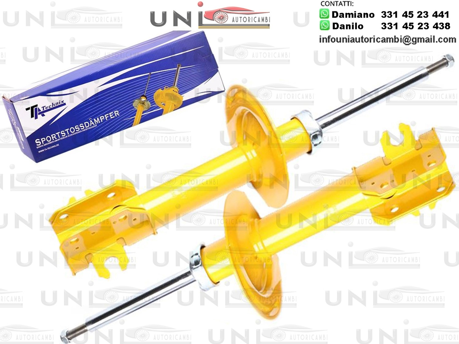 2 Ammortizzatori Anteriori Sportivi TA TECHNIX FIAT PUNTO II 188 dal 1999