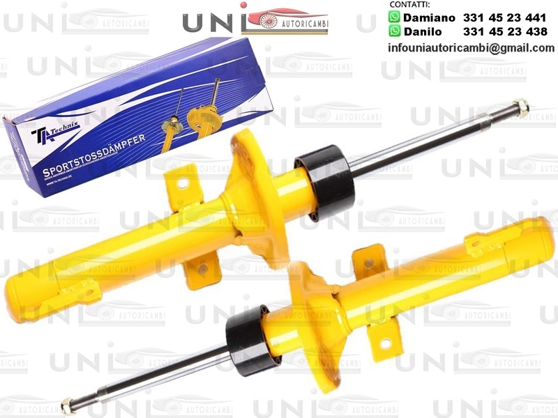 2 X Ammortizzatori Anteriori Sportivi a Gas Ta Technix Ford Fiesta III, Fiesta Van, Courier