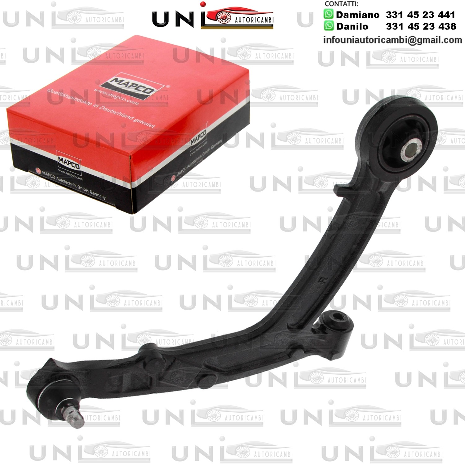 Braccio Oscillante Assale Anteriore Destro Rinforzato FIAT PANDA / PANDA Van