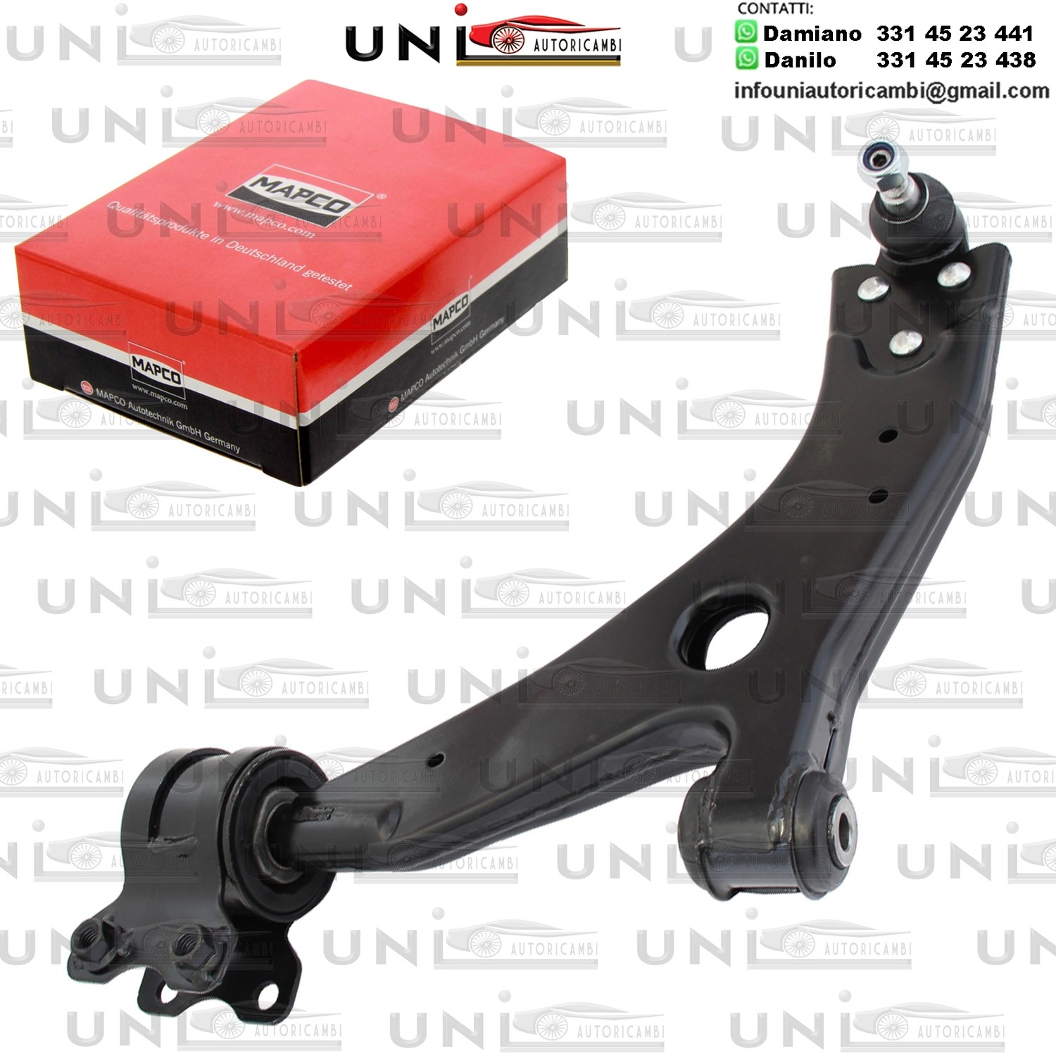 Braccio Oscillante Anteriore Sinistro Rinforzato FORD C-MAX / FOCUS C-MAX / FOCUS II / VOLVO C30 / C70 II / S40 II / V50