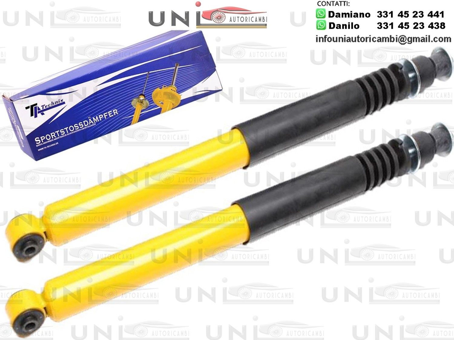 2 X Ammortizzatori Posteriori Sportivi a Gas Ta Technix Mercedes Benz Classe C W202 Berlina S202 Station Wagon , CLK W208 A208 , CLASSE E Berlina