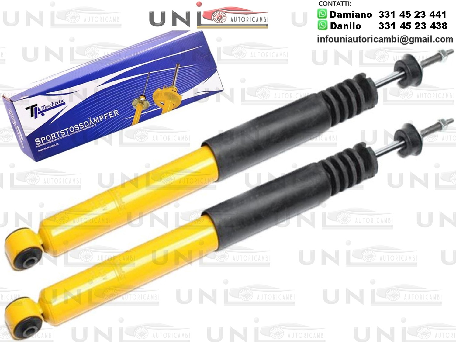 2 X Ammortizzatori Anteriori Sportivi a Gas Ta Technix Mercedes Benz Classe C W202 Berlina S202 Station Wagon , CLK W208 A208 , CLASSE E Berlina Station Wagon