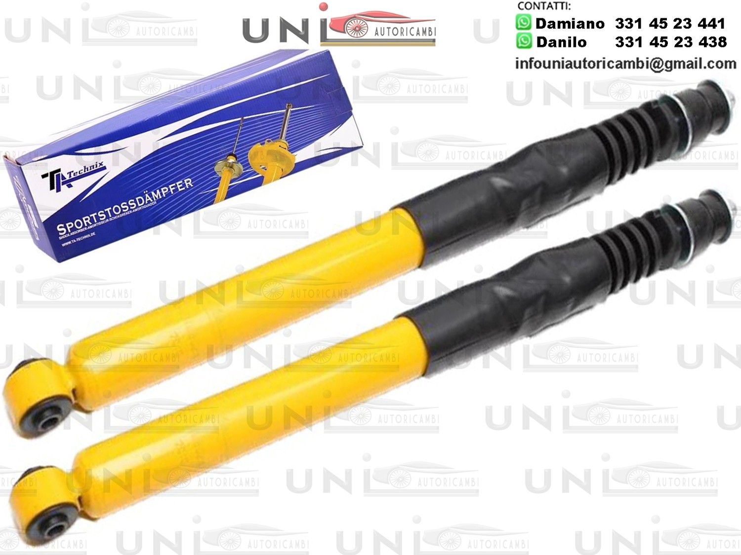 2 X Ammortizzatori Posteriori Sportivi a Gas Ta Technix Mercedes Benz 190er,Berlina E-class W124,Cabriolet E-Class A124