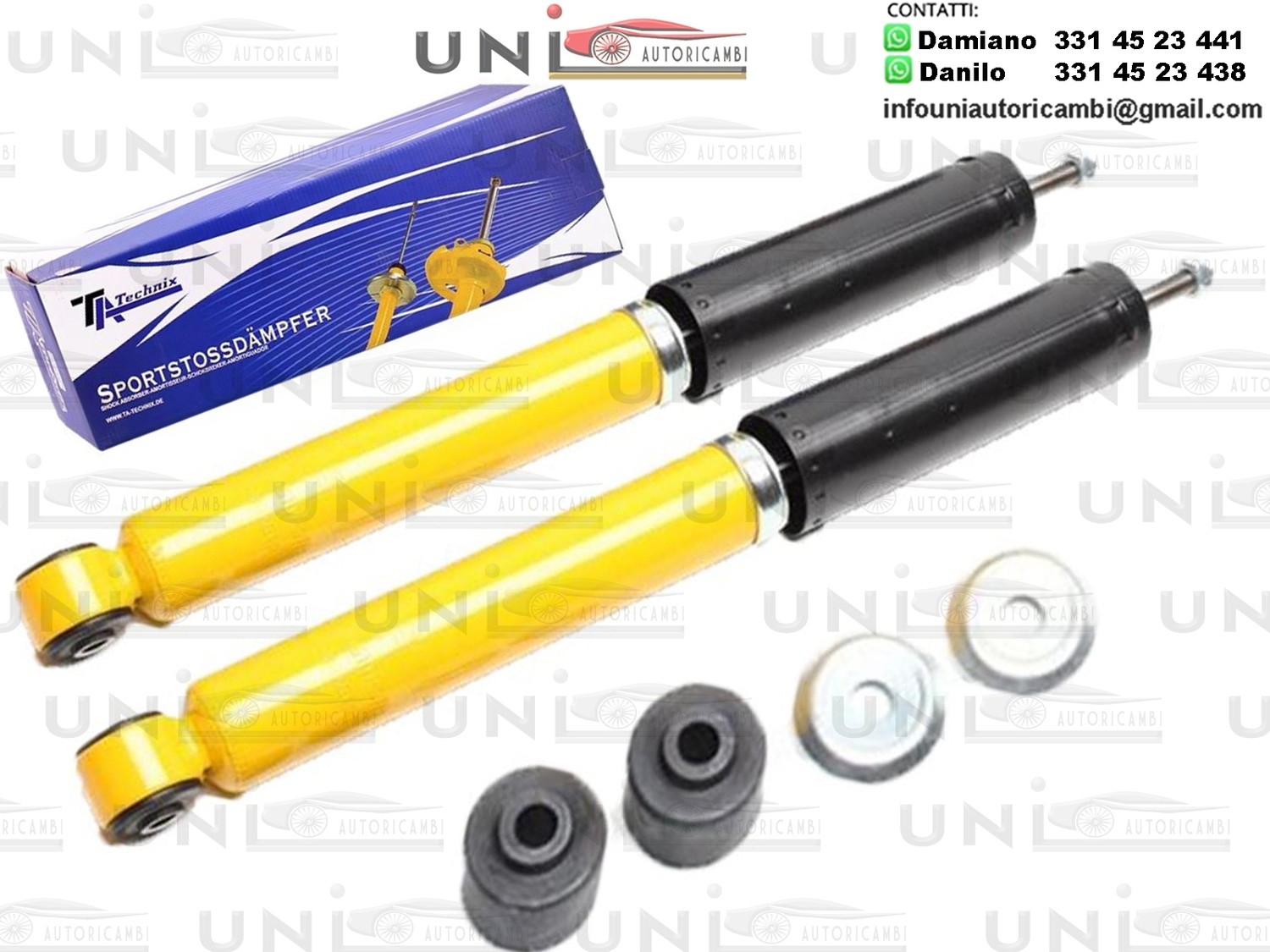 2 X Ammortizzatori Posteriori Sportivi a Gas Ta Technix Opel Corsa A,Corsa A,Corsa A TR,Corsa B,Corsa B,Corsa C,Tigra