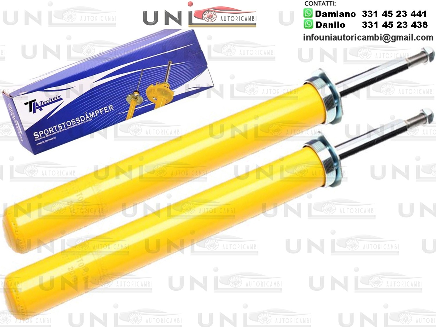 2 X Ammortizzatori Anteriori Sportivi a Gas Ta Technix Bedford Astra/Daewoo Lanos, Espero, Nexia/Opel Astra F