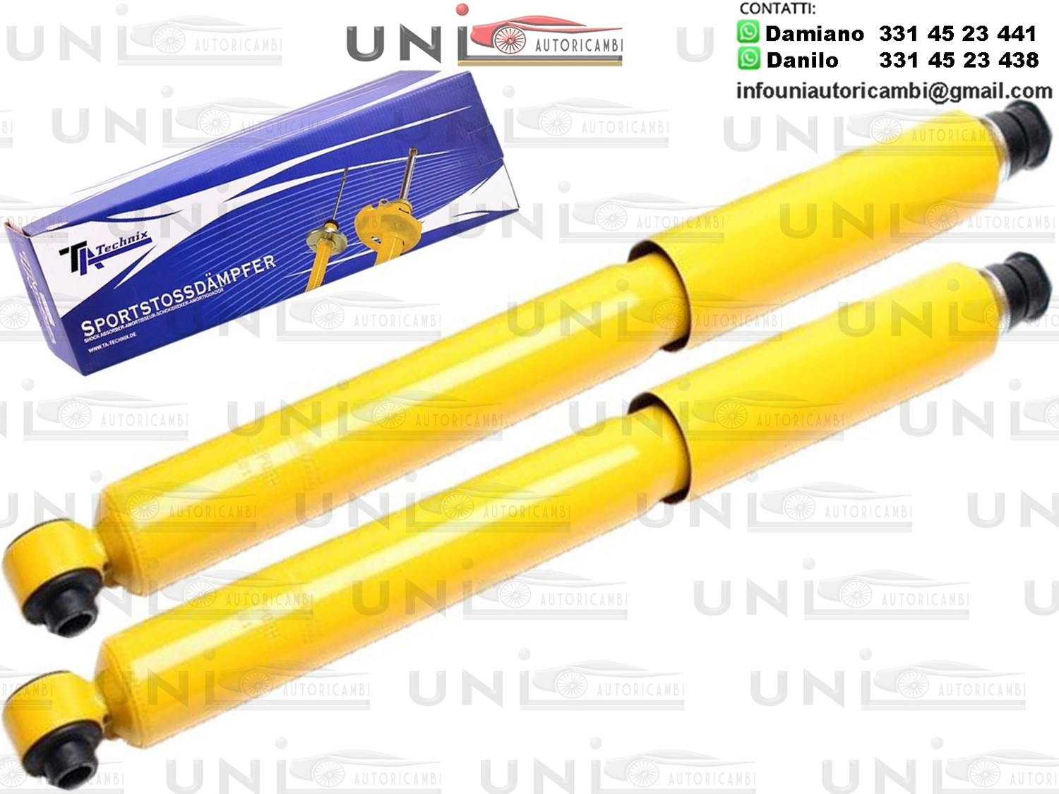 2 X Ammortizzatori Posteriori Sportivi a Gas Ta Technix Opel Calibra A,Vectra A, Omega,Caravan,Senatore B Vauxhall Carlton MK II