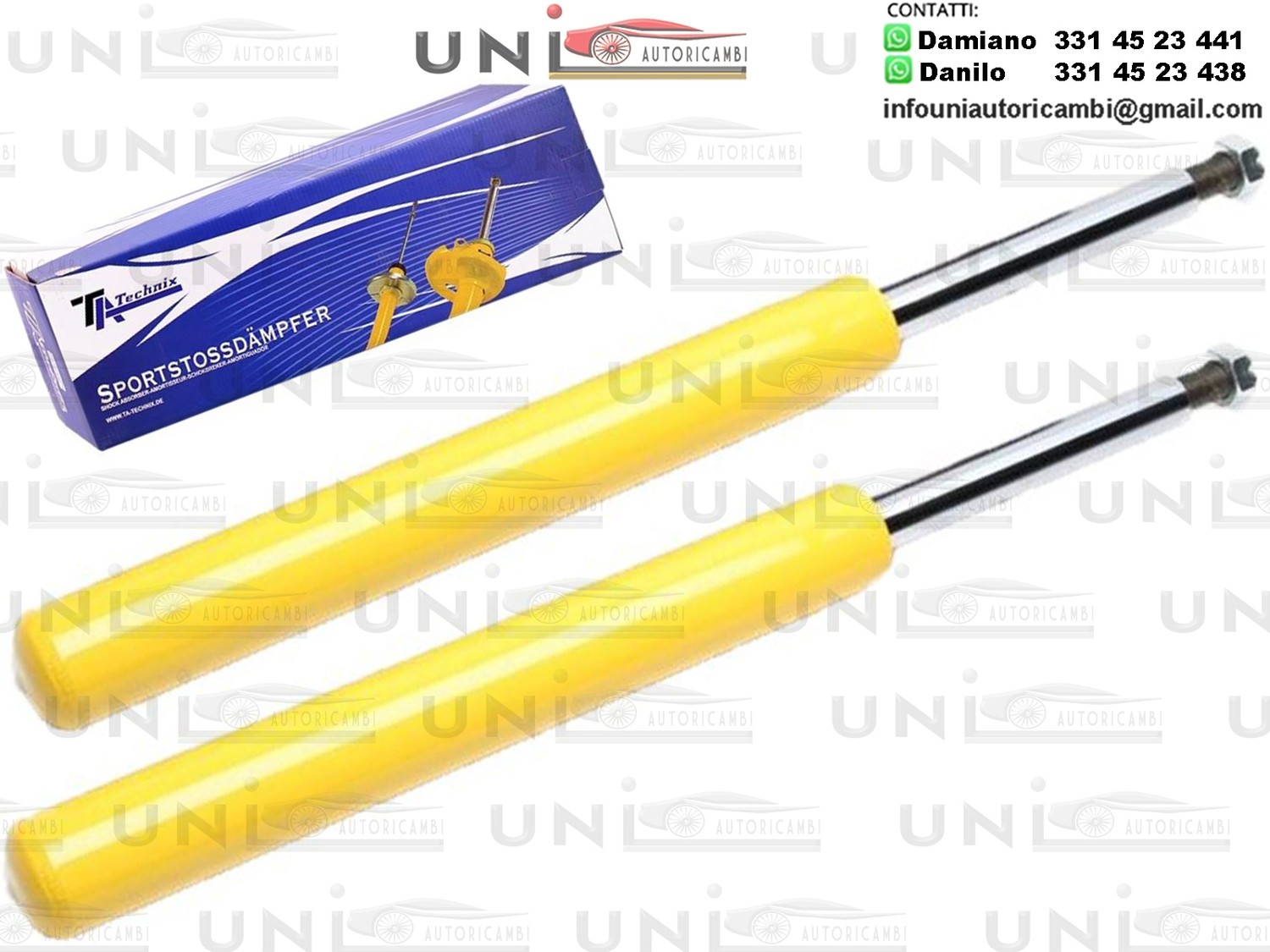 2 X Ammortizzatori Anteriori Sportivi a Gas Ta Technix Opel Vectra A, Calibra A