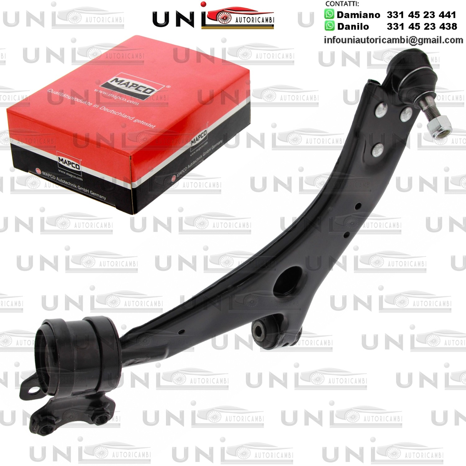 Braccio Oscillante Anteriore Sinistro Rinforzato FORD FOCUS C-MAX / FOCUS II / VOLVO C70 II / S40 II / V50