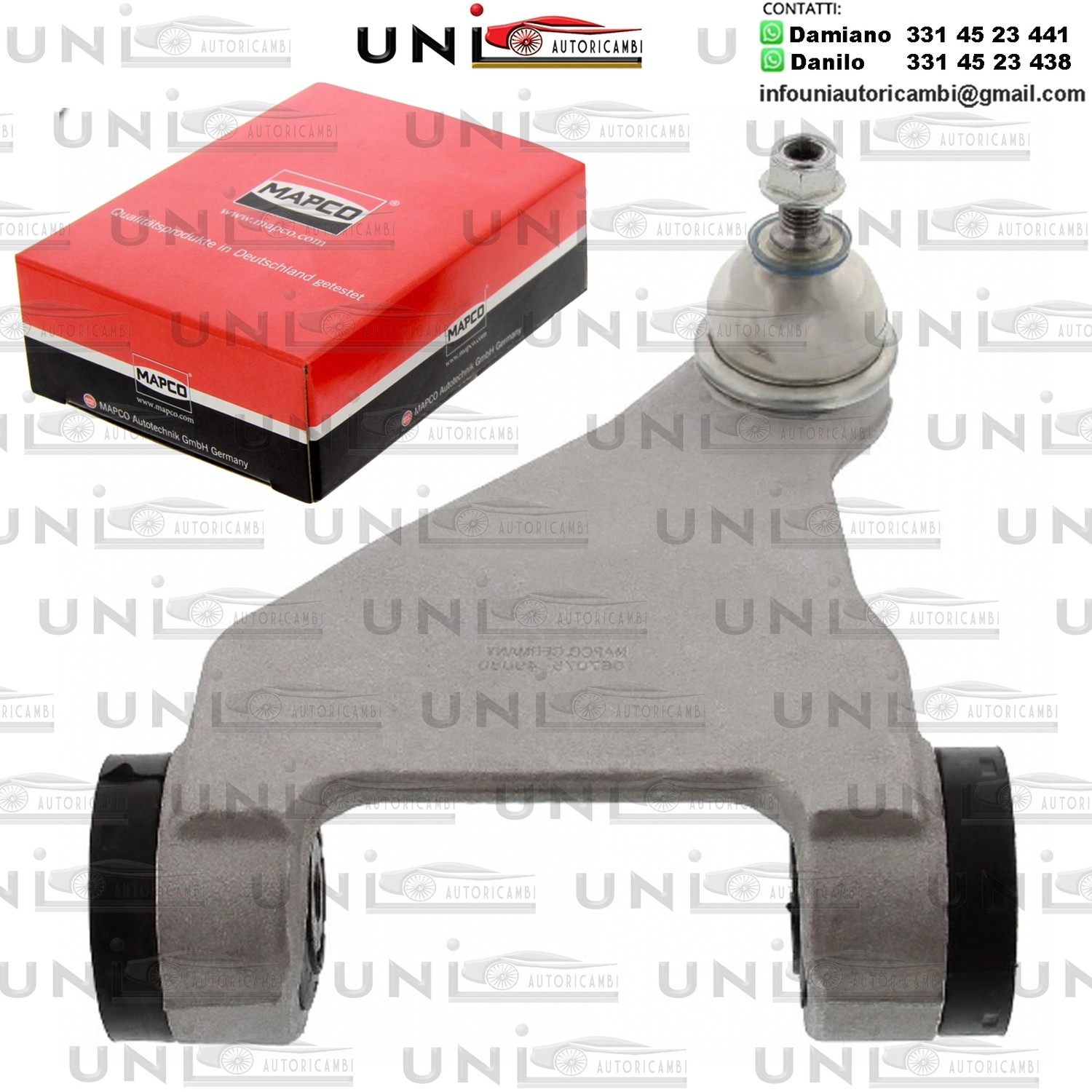 Braccio Oscillante Assale Anteriore Sinistro Rinforzato ALFA ROMEO 166