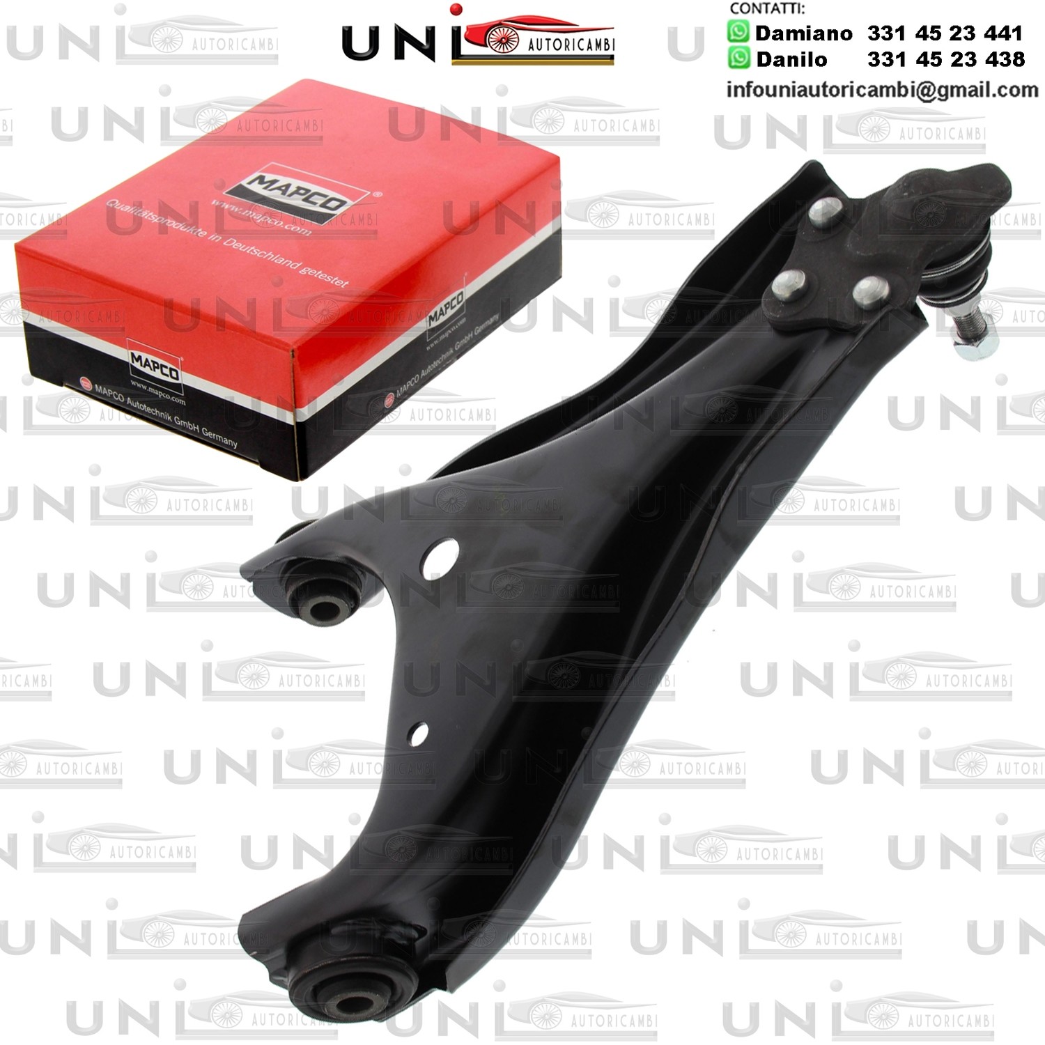 Braccio Oscillante Assale Anteriore Destro Rinforzato DACIA DUSTER 1.5 / 1.6 / RENAULT DUSTER