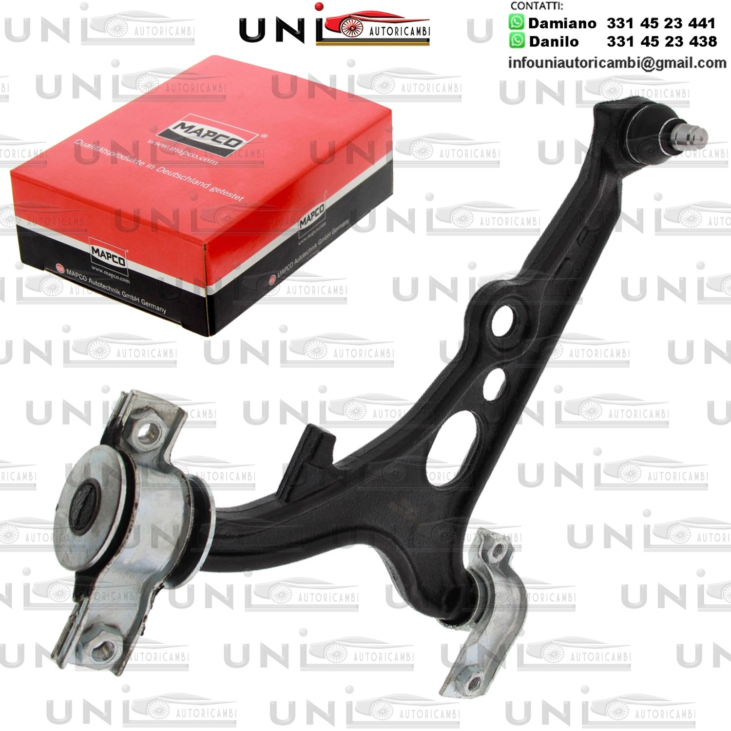 Braccio Oscillante Assale Anteriore Destro Rinforzato Alfa Romeo 145 / 155​ / GTV / Spider ​/ Fiat Coupe​ / Marea