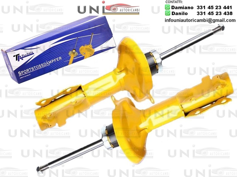 2x Ammortizzatori Anteriori Sportivi per: VW LUPO 6X dal 1998- , SEAT AROSA 6H dal 1997-