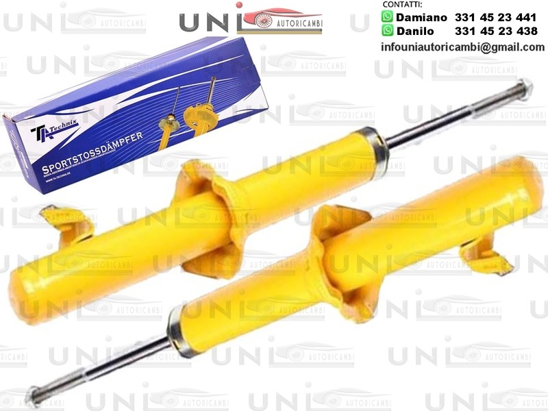 2 Ammortizzatori Anteriori Destro + Sinistro Sportivi a Gas Honda Civic IV due volumi,Civic IV tre volumi,CRX II